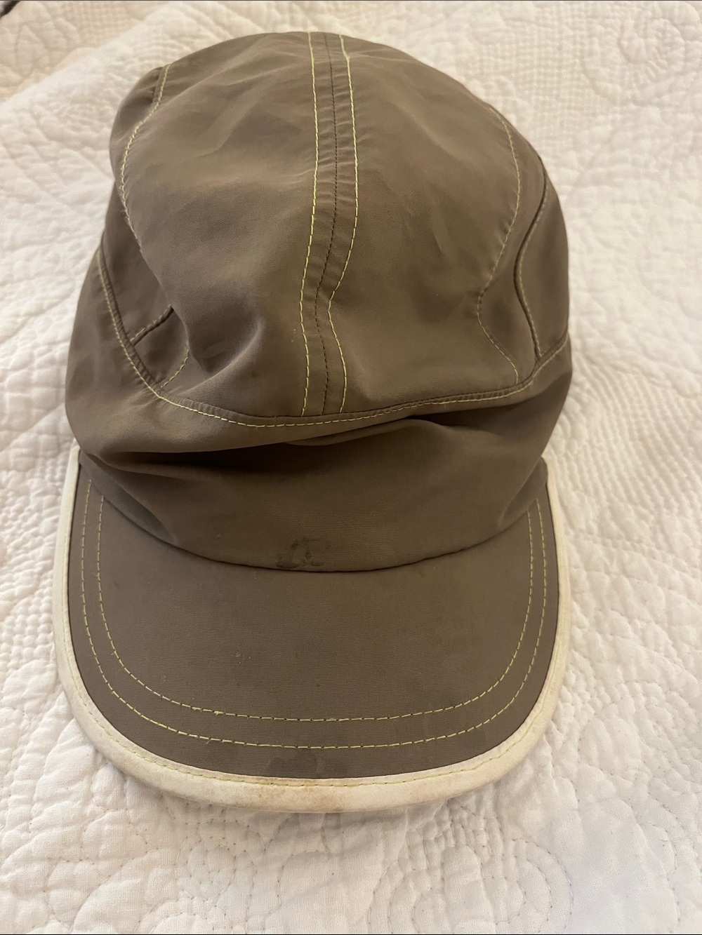 pistil Brown Cap with Light Stitching OS